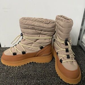 Suicoke Tan BOWER-evab HI-LACE Boots
